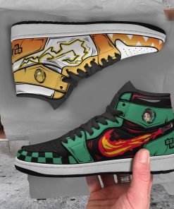 Demon Slayers Shoes Zenitsu X Tanjiro JD Anime Sneakers Demon Slayers Shoes Zenitsu X Tanjiro JD Anime Sneakers