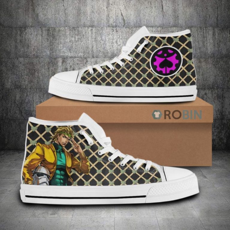 Dio Brando JoJo’s Bizarre Adventure Anime Canvas High Top Shoes