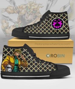 Dio Brando JoJo’s Bizarre Adventure Anime Canvas High Top Shoes