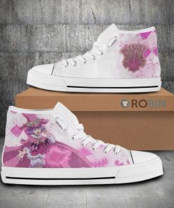 Dorothy Unsworth Black Clover Anime Canvas High Top Shoes