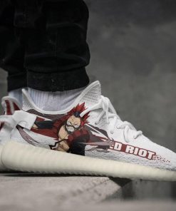 Eijiro Kirishima Shoes Red Riot My Hero Academia Yeezy Sneakers Eijiro Kirishima Shoes Red Riot My Hero Academia Yeezy Sneakers