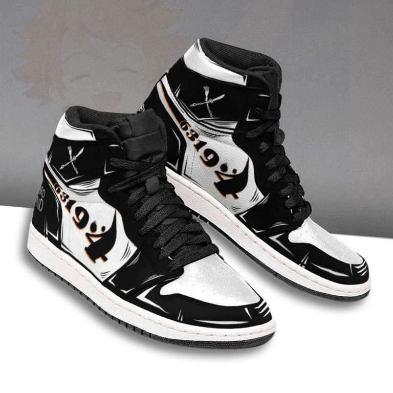 Emma JD Sneakers Custom The Promised Neverland Anime Shoes
