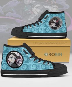 Enmu Demon Slayer Anime Canvas High Top Shoes