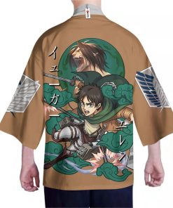 Eren Titan Attack On Titan All Over Print Kimono