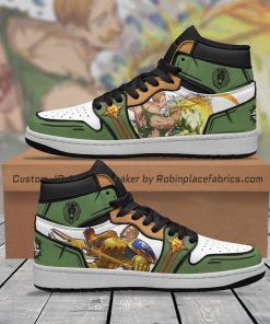 Escanor JD Sneakers Custom The Seven Deadly Sins Anime Shoes Escanor JD Sneakers Custom The Seven Deadly Sins Anime Shoes