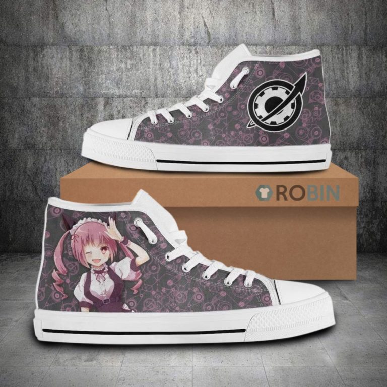 Faris NyanNyan Steins;Gate Anime Canvas High Top Shoes
