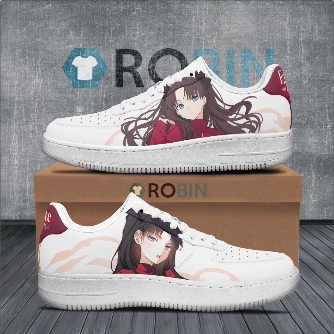 Rin Tohsaka Fate Stay Night Anime AF 1 Shoes - RobinPlaceFabrics