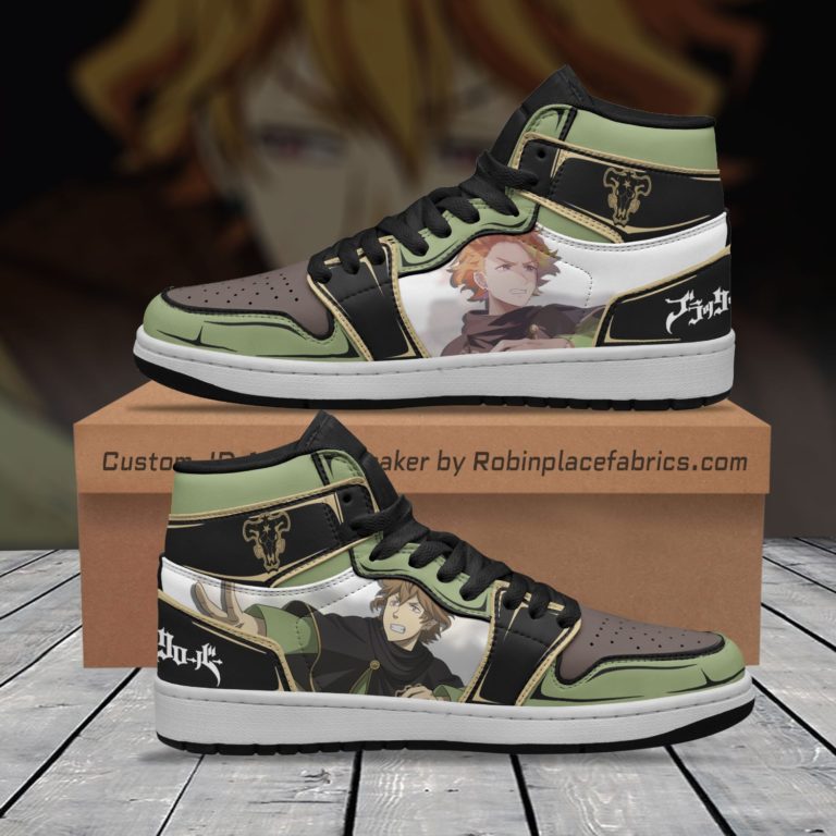 Finral Roulacase JD Sneakers Custom Black Clover Anime Shoes