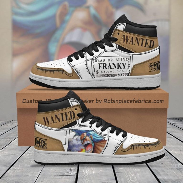 Franky JD Sneakers Custom One Piece Anime Shoes