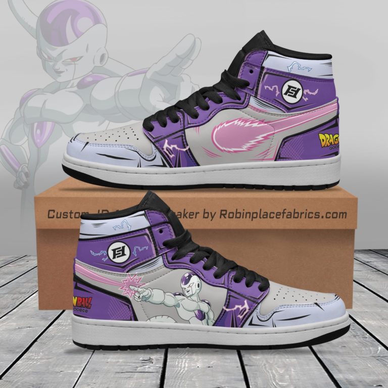Frieza Dragon Ball Jordan 1 High Sneakers