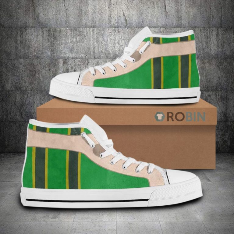 Froppy Tsuyu My Hero Acadamia Anime Canvas High Top Shoes