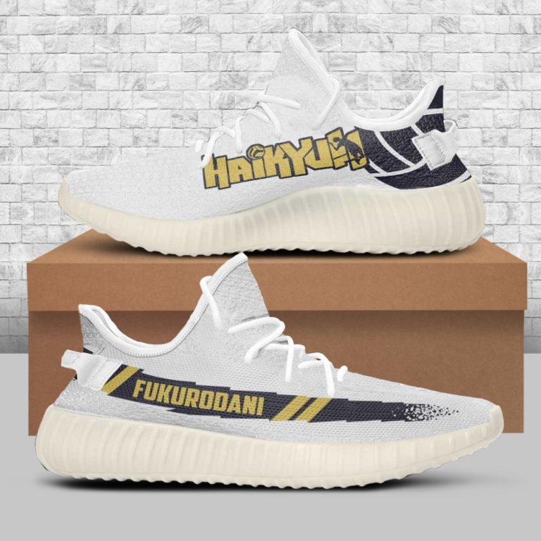 Fukurodani Academy Shoes Haikyuu Custom Yeezy Sneakers