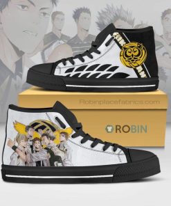 Fukurodani Academy Team Members Haikyu!! Anime Canvas High Top Shoes