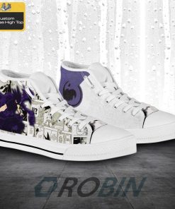 Fumikage Tokoyami My Hero Academia Anime Mixed Manga Style Canvas High Top Shoes Fumikage Tokoyami My Hero Academia Anime Mixed Manga Style Canvas High Top Shoes