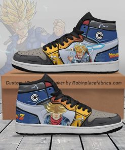 Future Trunks Custom JD 1 High Sneakers Boots