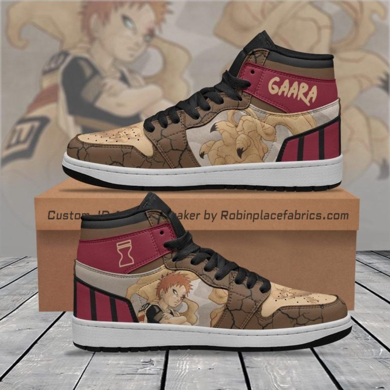 Gaara Kazekage Sneakers Custom Naruto Anime Shoes