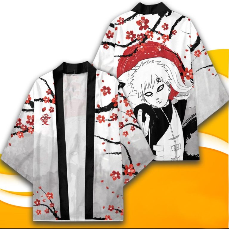 Gaara Kimono Custom Japan Style Anime Naruto Kimono Cardigan