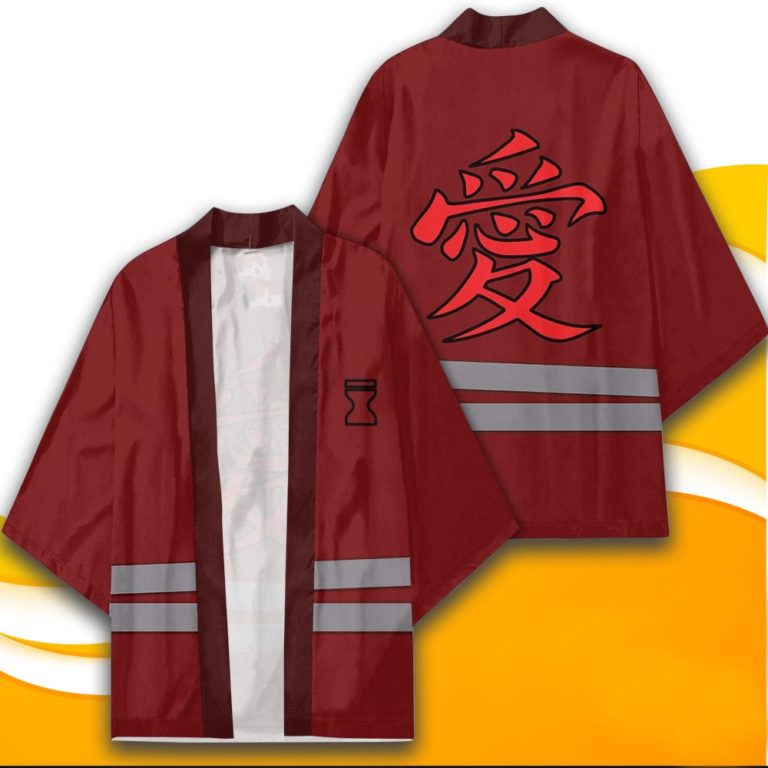Gaara Kimono Custom Uniform Anime Naruto All Over Print Kimono