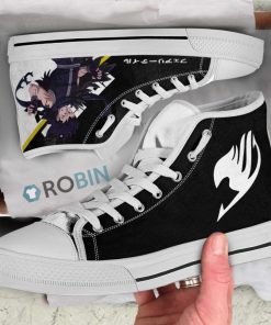 Gajeel Redfox Fairy Tail Anime Canvas High Top Shoes