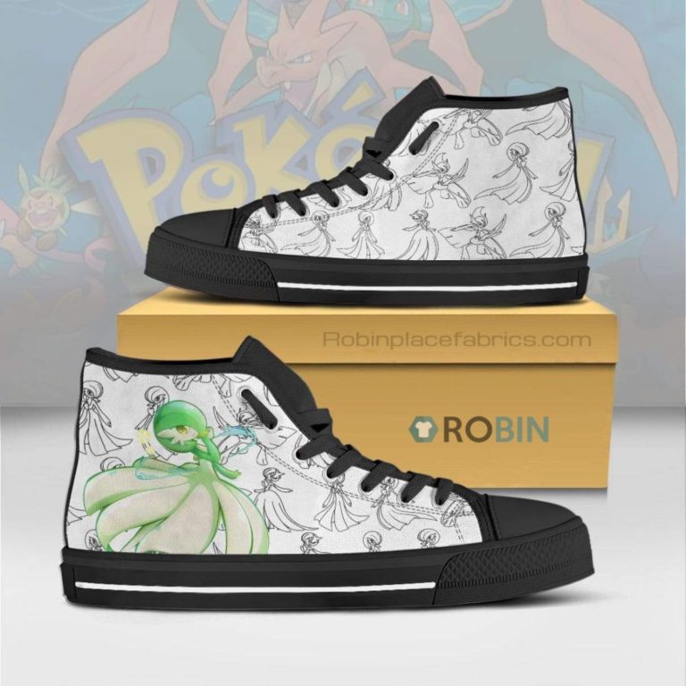 Gardevoir Pokemon Anime Canvas High Top Shoes