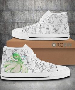 Gardevoir Pokemon Anime Canvas High Top Shoes