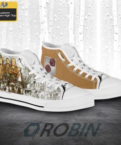 Garrison Regiment Attack on Titan Anime Mixed Manga High Top Canvas Shoes