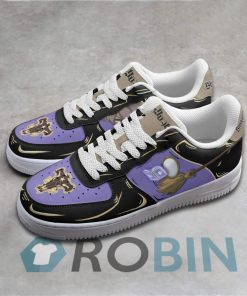 Gauche Adlai Air Force 1 Sneakers Custom Black Clover Anime Shoes