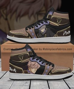 Gauche Adlai JD Sneakers Custom Black Clover Anime Shoes