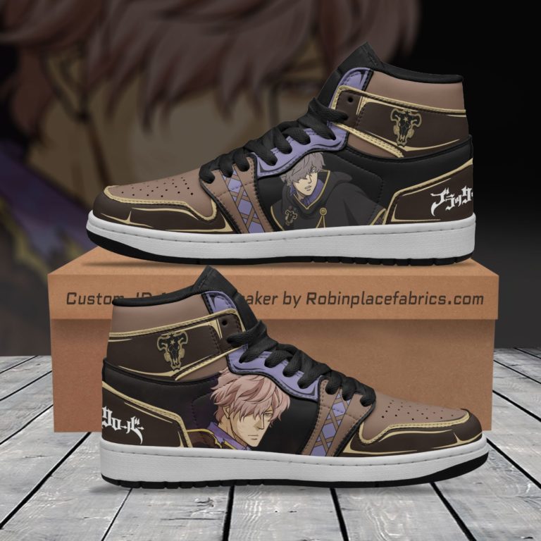 Gauche Adlai JD Sneakers Custom Black Clover Anime Shoes