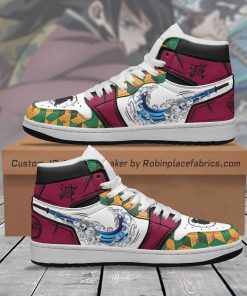 Giyu Tomioka Demon Slayer Jordan 1 High Shoes Giyu Tomioka Demon Slayer Jordan 1 High Shoes