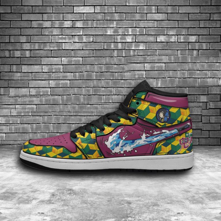 Giyu Tomioka JD Sneakers Custom Demon Slayer Anime Shoes