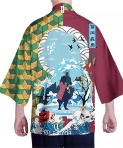 Giyuu Demon Slayer Otaku Kimono Cardigan