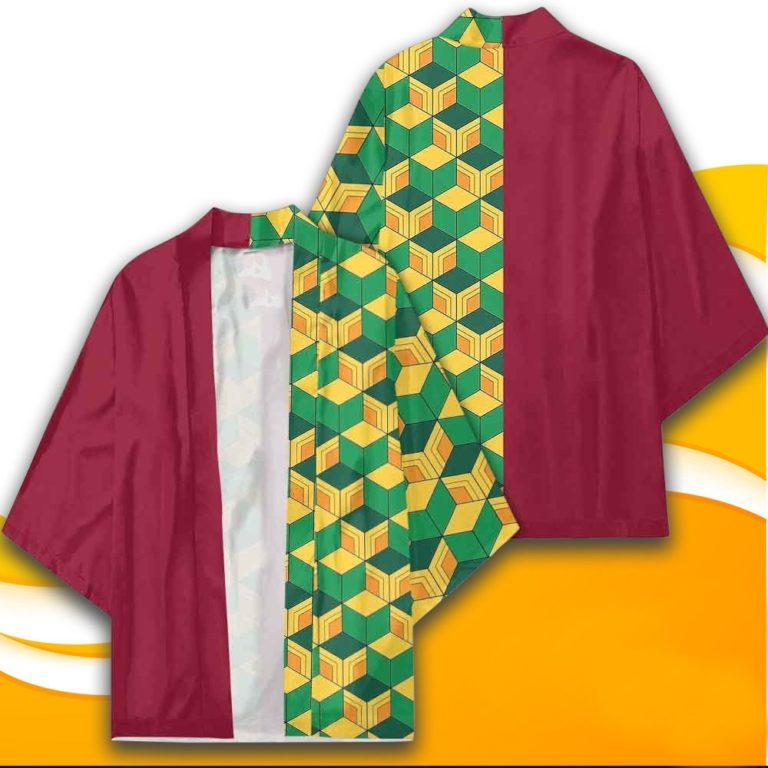 Giyuu Kimono Uniform Anime Demon Slayer Kimono Cardigan