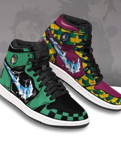 Giyuu X Tanjiro JD Sneakers Custom Breathing Demon Slayer Anime Shoes Giyuu X Tanjiro JD Sneakers Custom Breathing Demon Slayer Anime Shoes