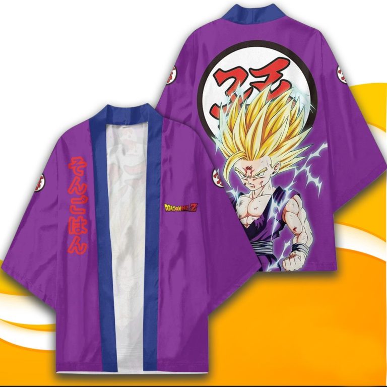 Gohan SSJ Dragon Ball Z Kimono Cardigan