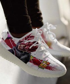 Goku Black Rose Yeezy Shoes Custom Anime Dragon Ball Super Shoes