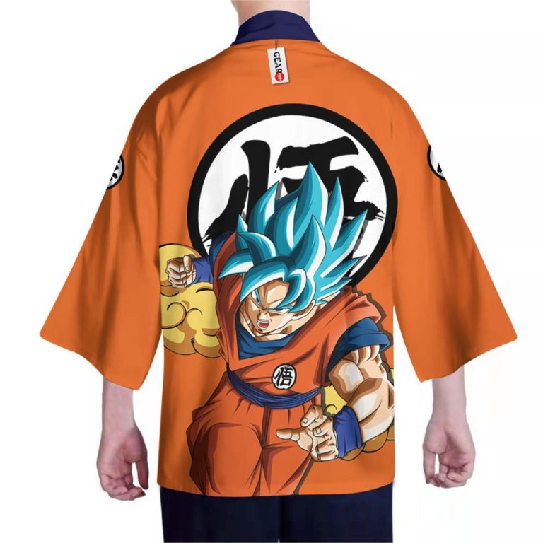 Goku Blue Dragon Ball All Over Print Kimono