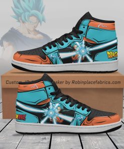 Goku Blue Kaioken Jordan 1 High Sneakers