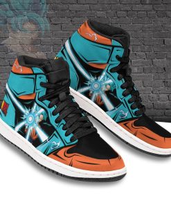 Goku Blue Kaioken Jordan 1 High Sneakers Goku Blue Kaioken Jordan 1 High Sneakers