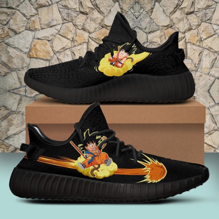 Goku Flying Nimbus Dragon Ball Custom Anime Yeezy Shoes