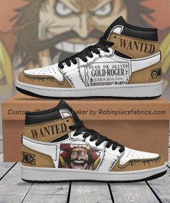 Gol D. Roger Jordan 1 High Sneakers