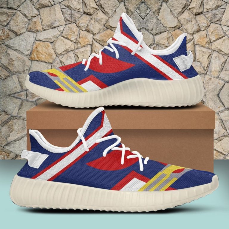 Golden All Might Uniform My Hero Academia Yeezy Sneakers