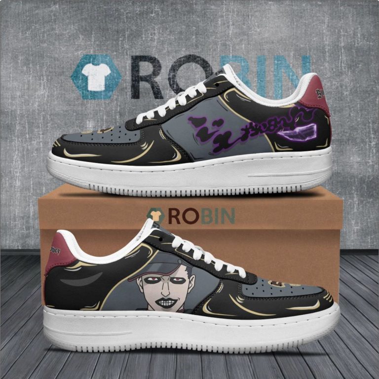 Gordon Agrippa Air Force 1 Sneakers Custom Black Clover Anime Shoes