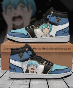 Grey JD Sneakers Custom Black Clover Anime Shoes Grey JD Sneakers Custom Black Clover Anime Shoes