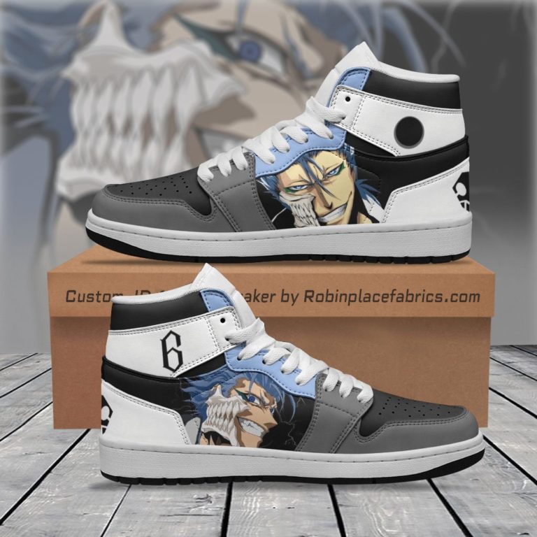 Grimmjow Jaegerjaquez JD Sneakers Custom Bleach Anime Shoes