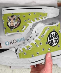 Gyomei Himejima Demon Slayer Anime Canvas High Top Shoes