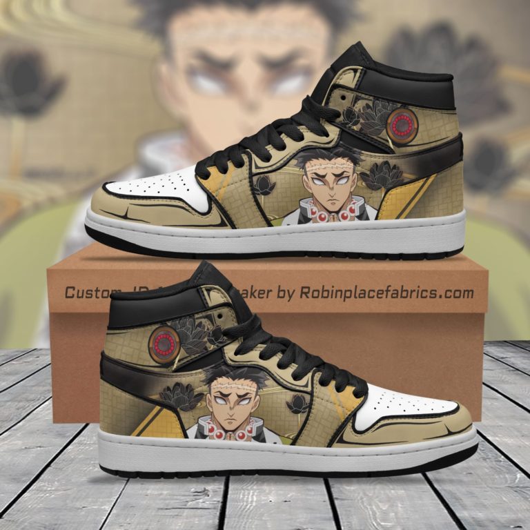 Gyomei Himejima Kimetsu No Yaiba Jordan 1 High Sneaker