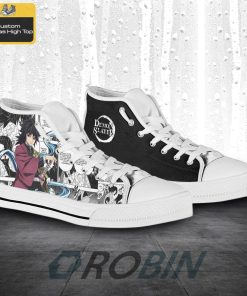 Gyuu Tomioka Demon Slayer Anime Mixed Manga High Top Canvas Shoes