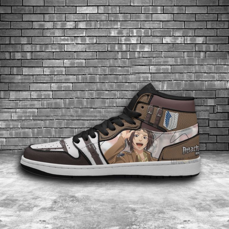 Hange Zoe Attack On Titan Air Jordan 1 High Sneakers