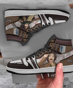 Hange Zoe Attack On Titan Air Jordan 1 High Sneakers Hange Zoe Attack On Titan Air Jordan 1 High Sneakers